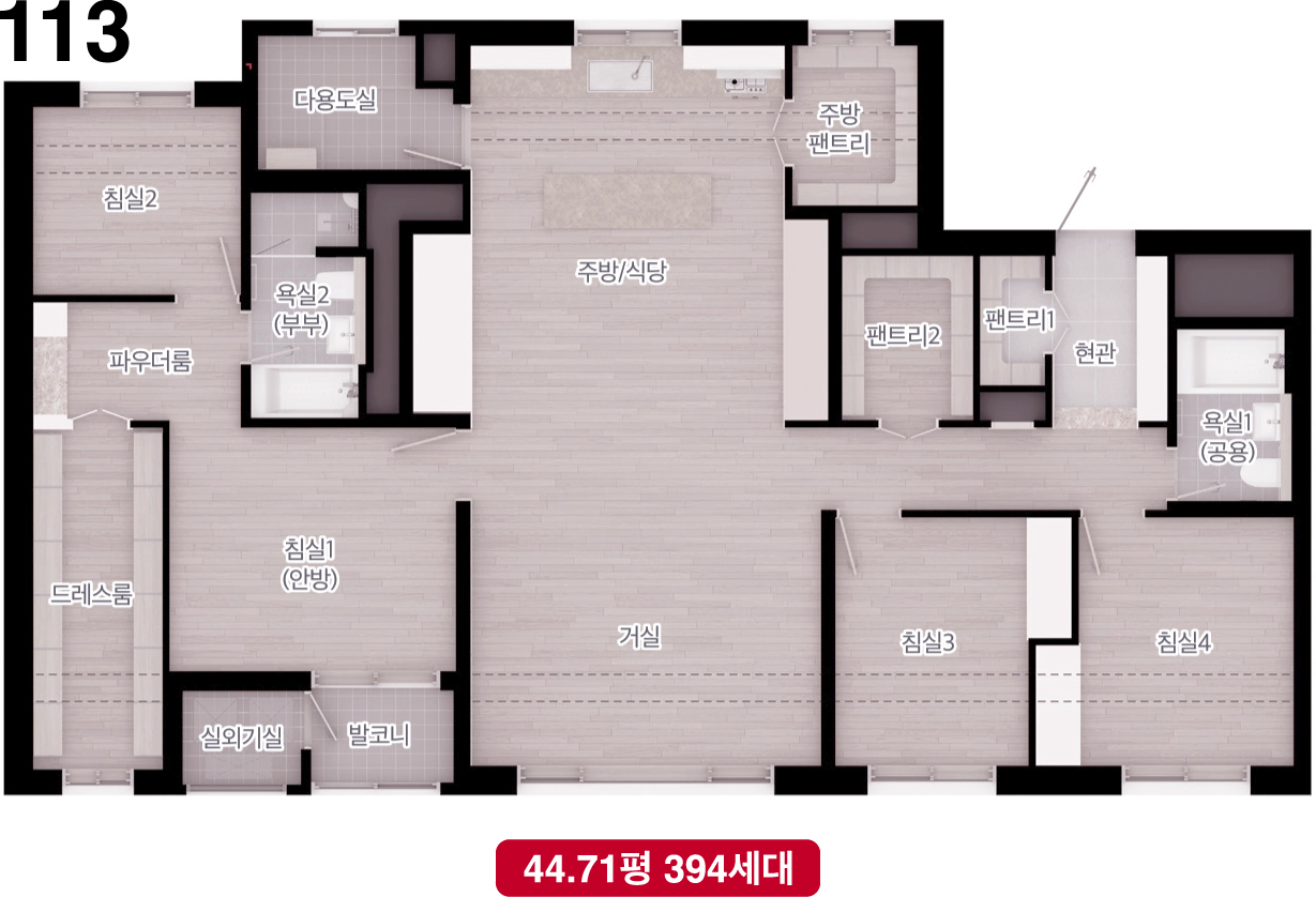 unit113 평면도